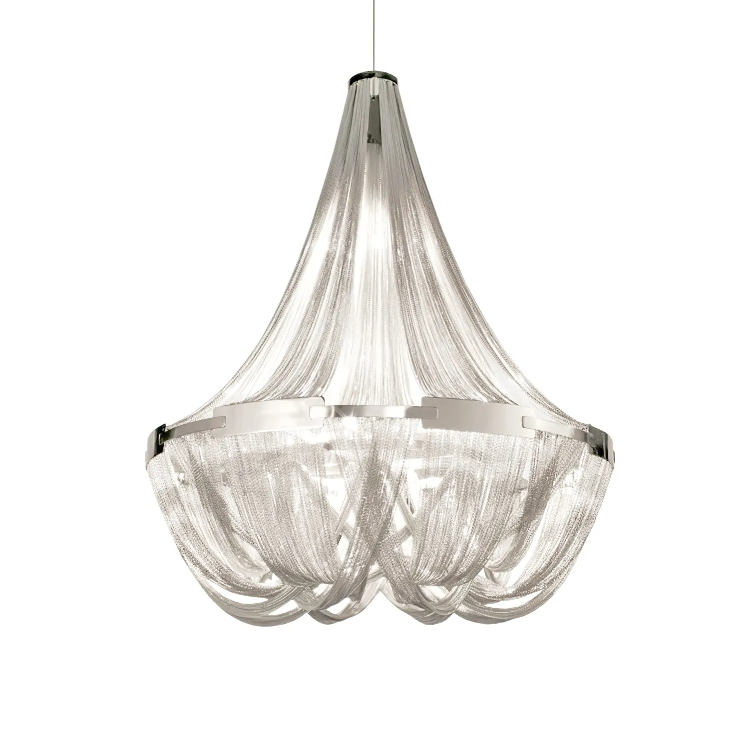 Tassel Aluminum Chain Chandelier