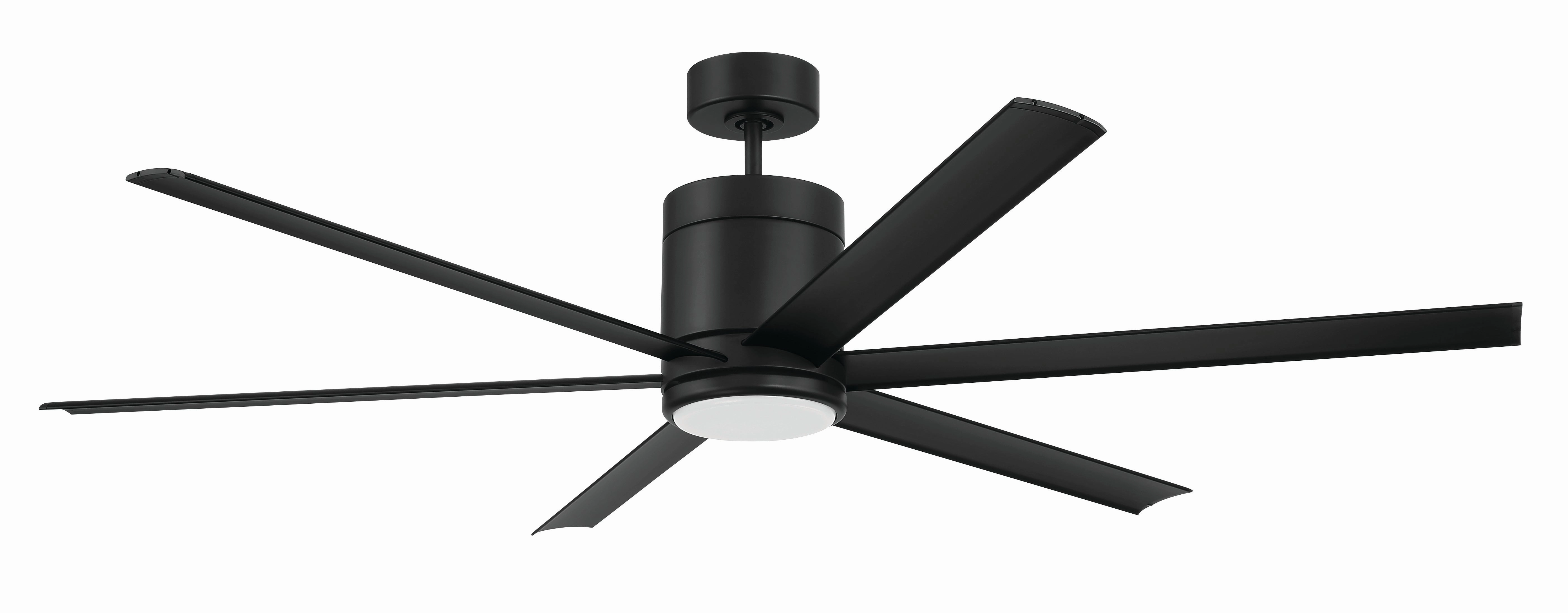 Tate 65"Ceiling Fan Flat Black Exterior Fans FANS clearance sale