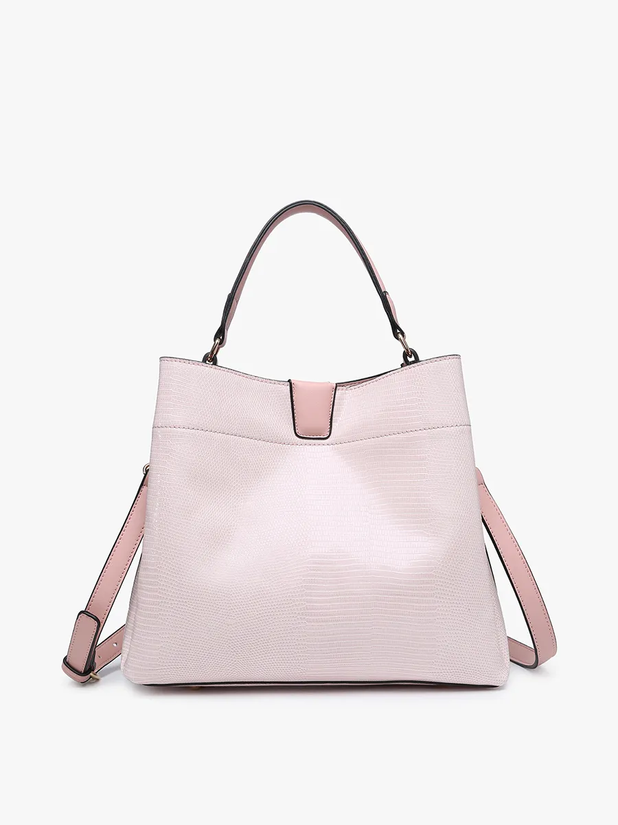Tati Vegan Lizard Satchel