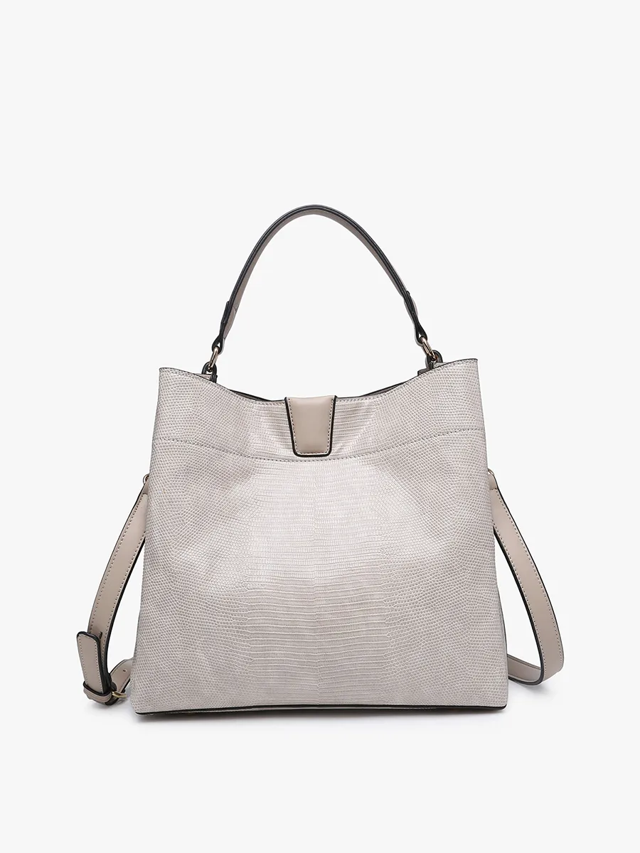 Tati Vegan Lizard Satchel