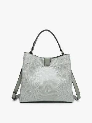 Tati Vegan Lizard Satchel