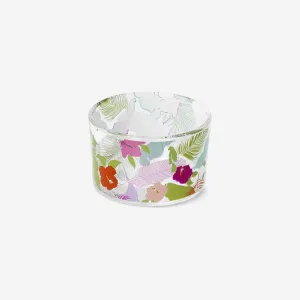 Tealight holder with tropical print Home Decor clearance sale