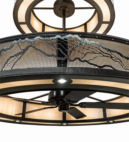 Telluride Magic LED Chandelier Large Ceiling Fans online store