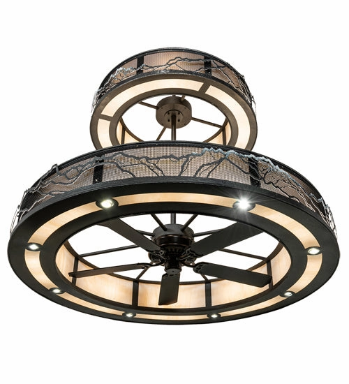 Telluride Magic LED Chandelier Large Ceiling Fans online store