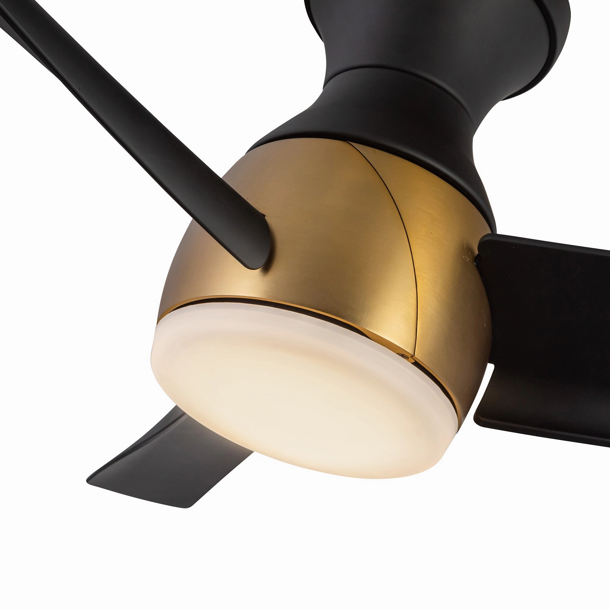 Thalia 54"Hugger Fan Brushed Gold/Matte Black Huggers Fans low price shop