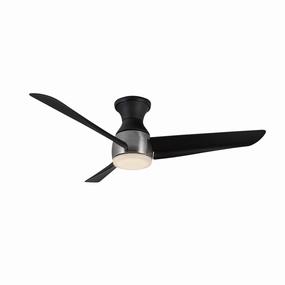 Thalia 54"Hugger Fan Brushed Nickel/Matte Black Huggers FANS outlet store