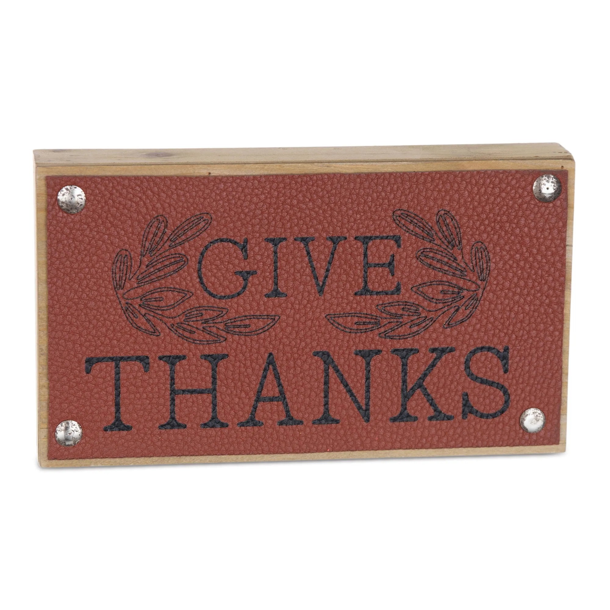 Thankful Sign (Set of 6) 7"L x 4"H MDF