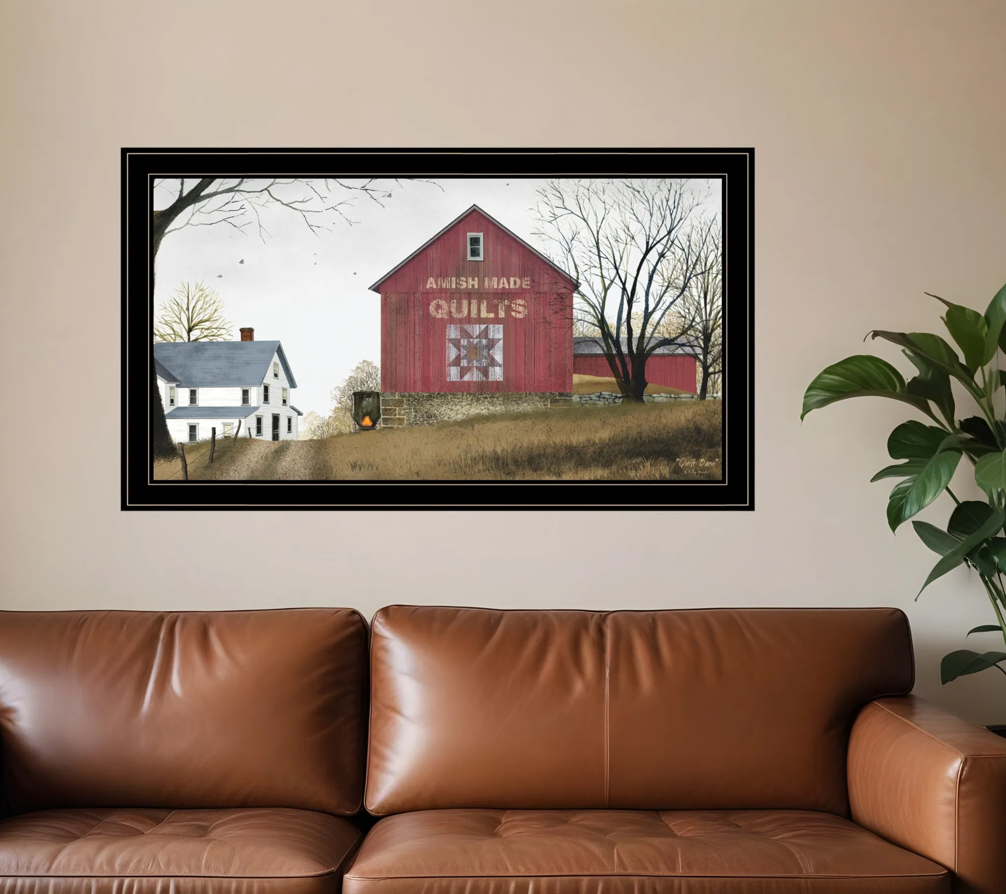 The Quilt Barn 5 Black Framed Print Wall Art Cheap Wall Mirrors & Decor
