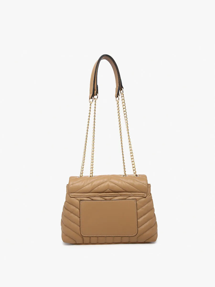 Thea Vegan Chevron Crossbody