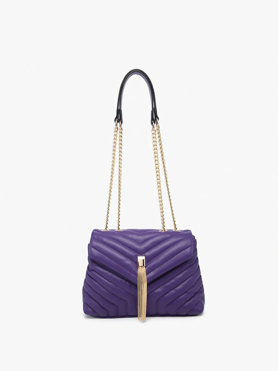 Thea Vegan Chevron Crossbody