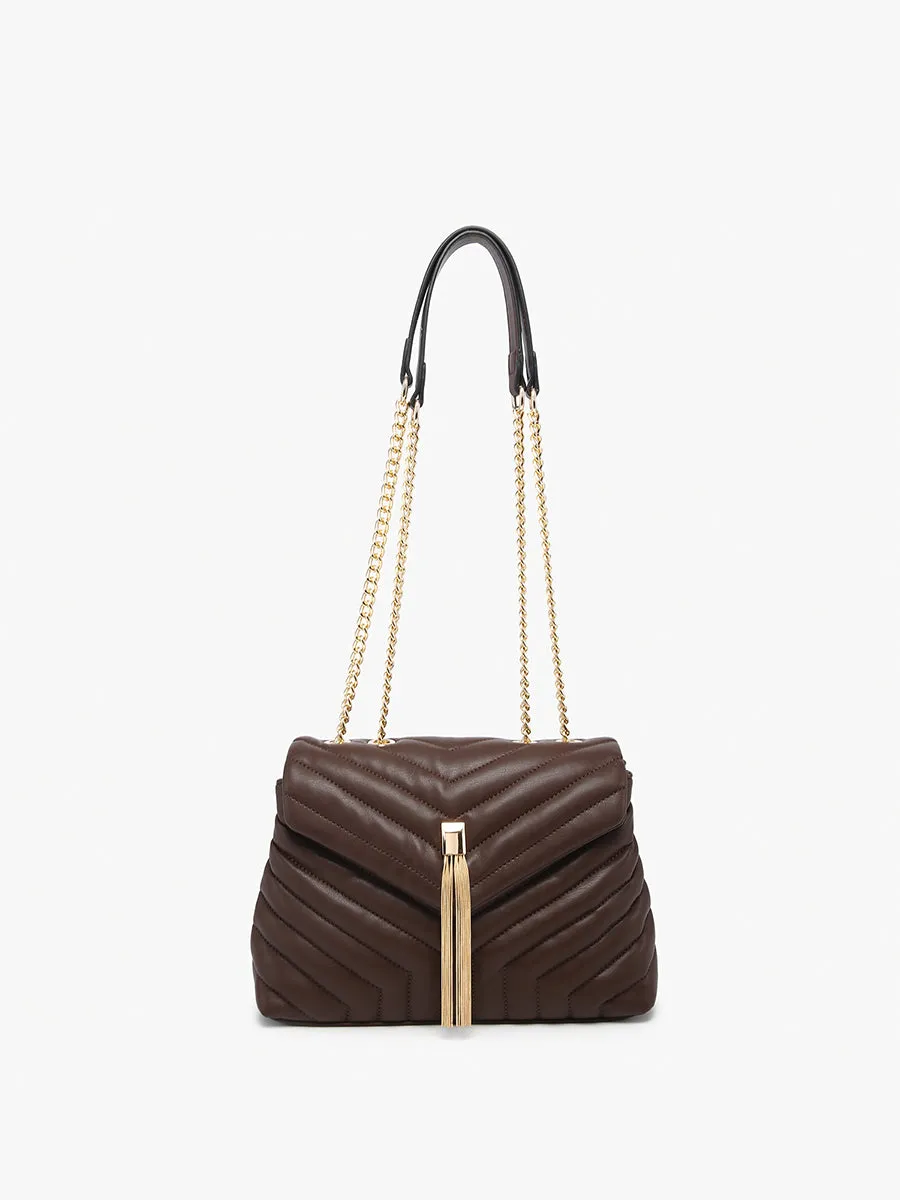 Thea Vegan Chevron Crossbody