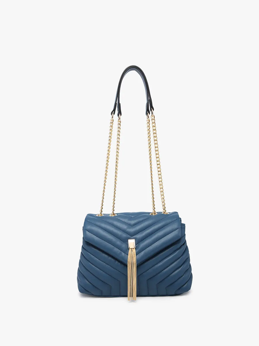 Thea Vegan Chevron Crossbody