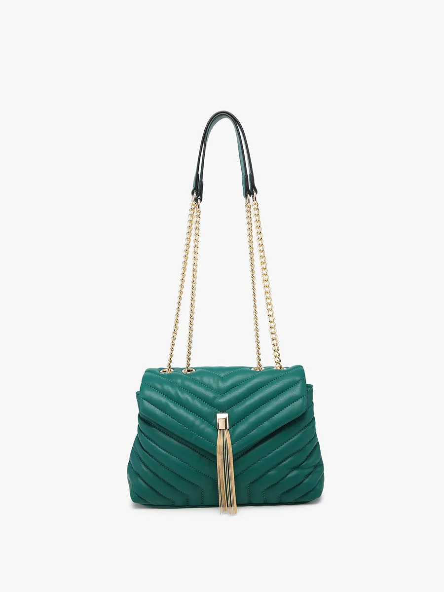 Thea Vegan Chevron Crossbody