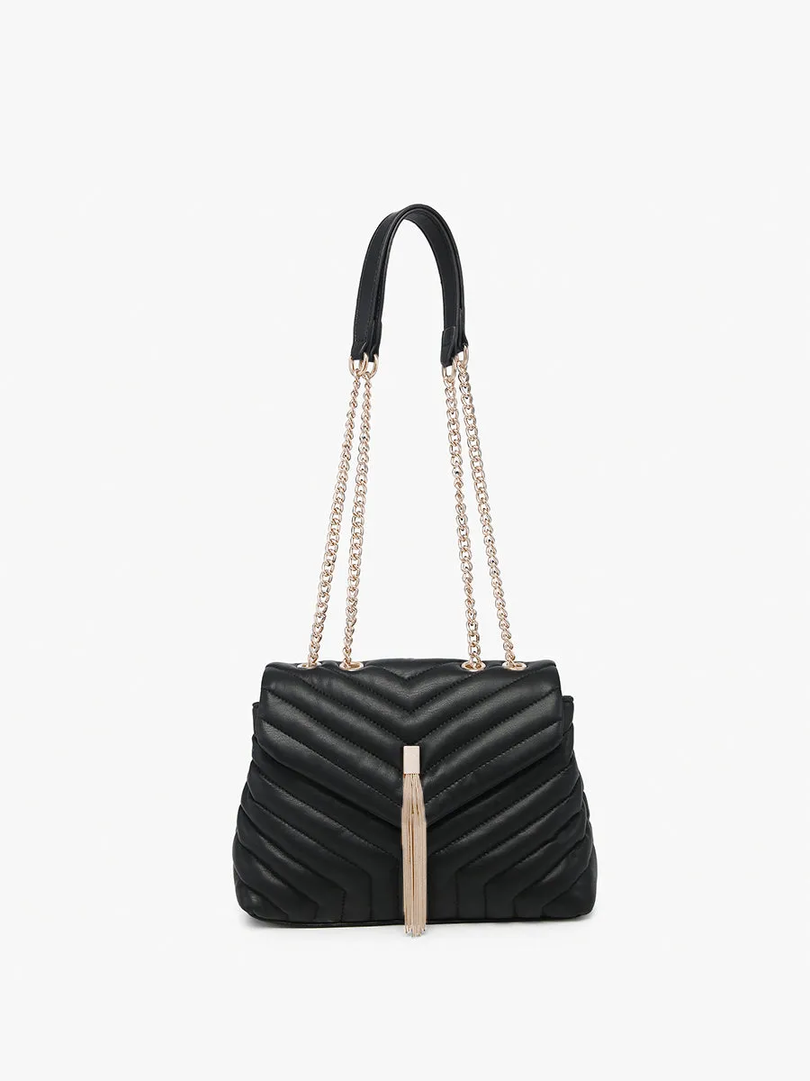 Thea Vegan Chevron Crossbody