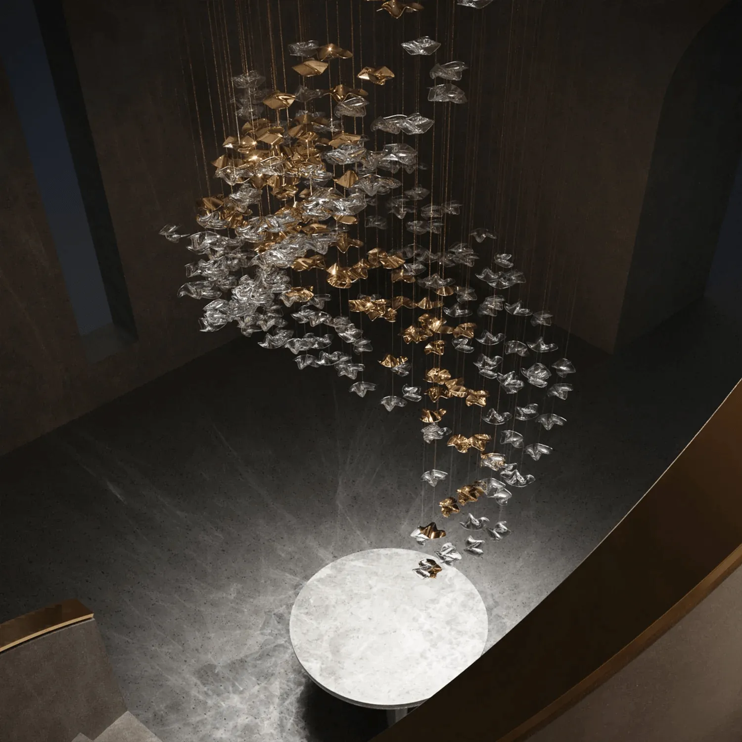 Tidal Stair Chandelier