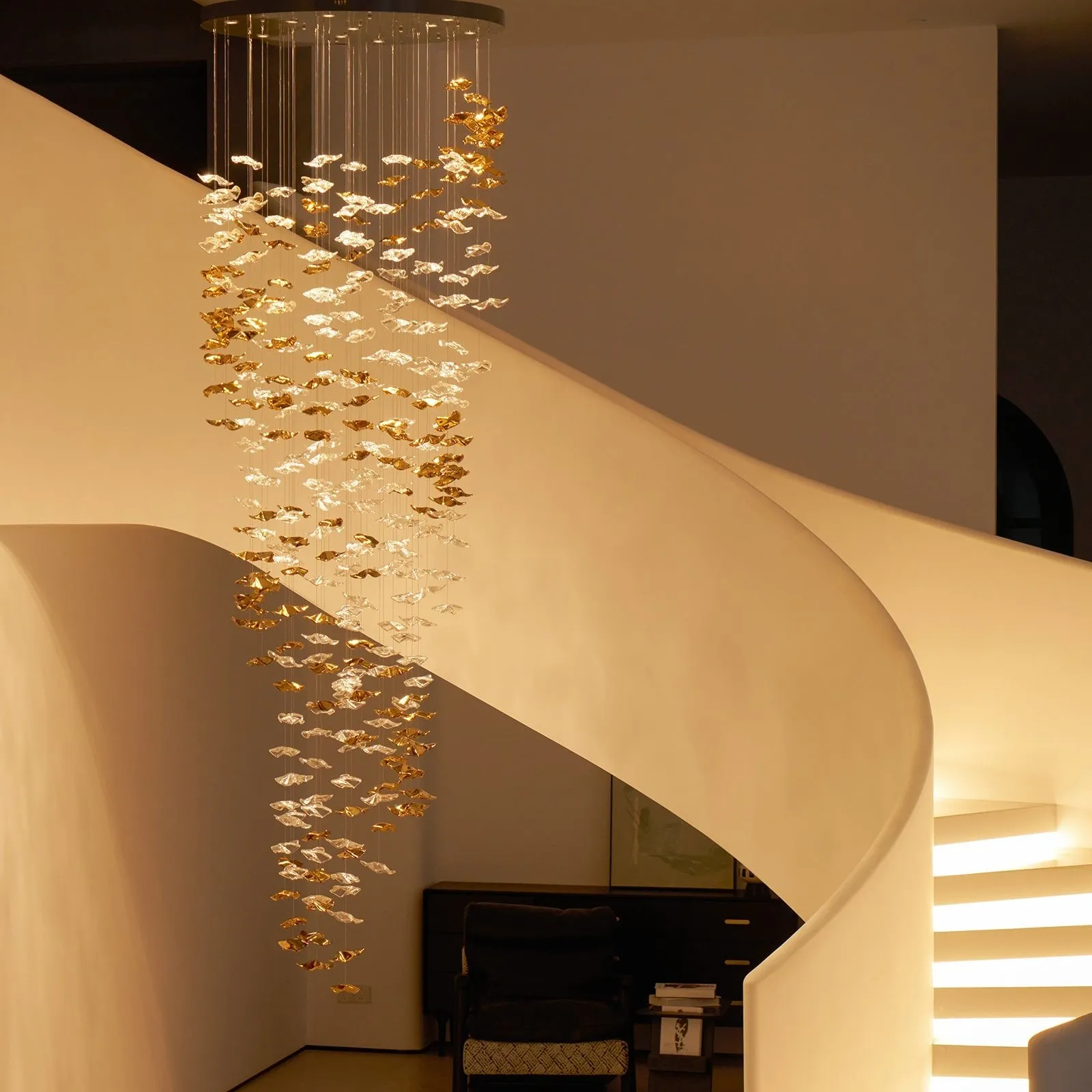 Tidal Stair Chandelier