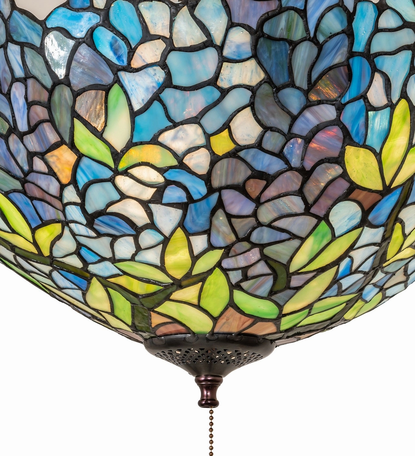 Tiffany Wisteria Three Light Fan Light Fixture Mini Ceiling Fans promo