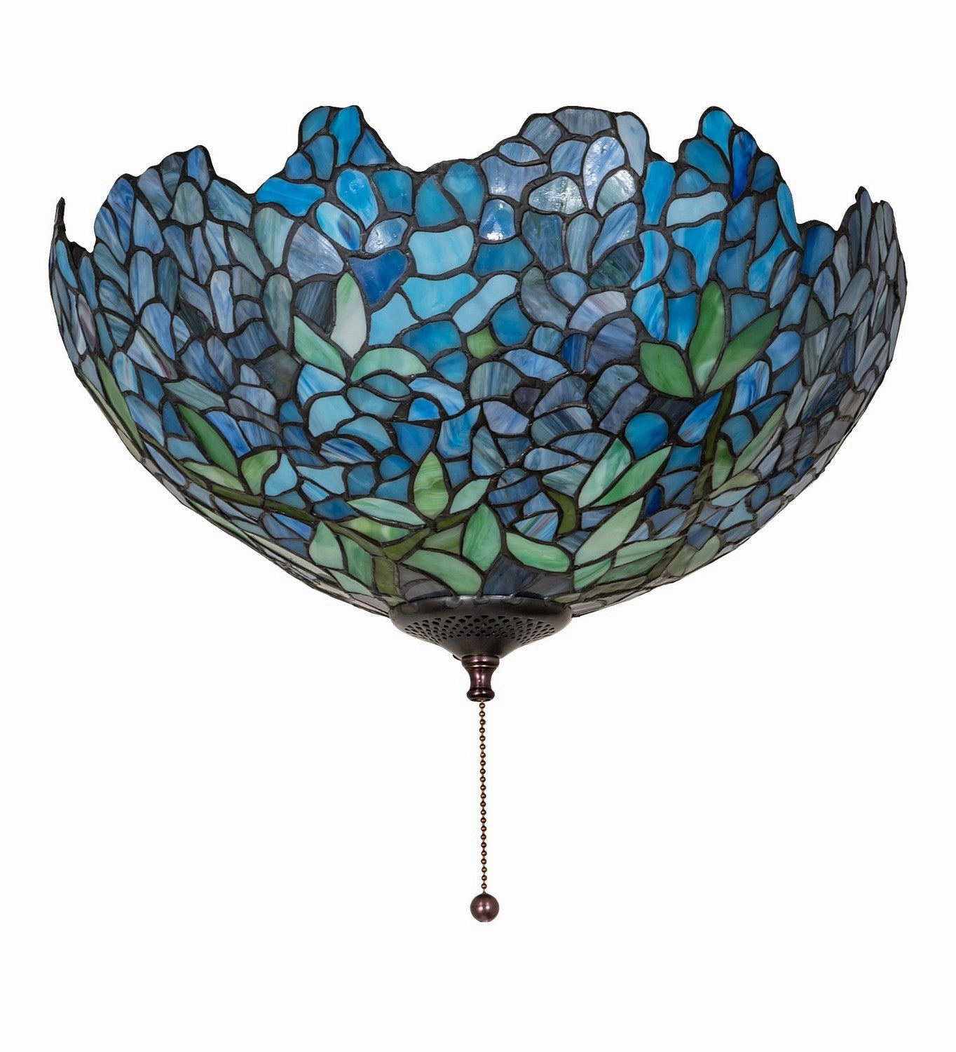 Tiffany Wisteria Three Light Fan Light Fixture Mini Ceiling Fans promo