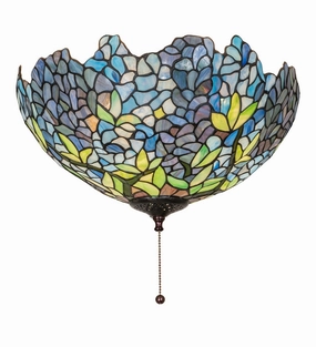 Tiffany Wisteria Three Light Fan Light Fixture Small Fans FANS hot deal