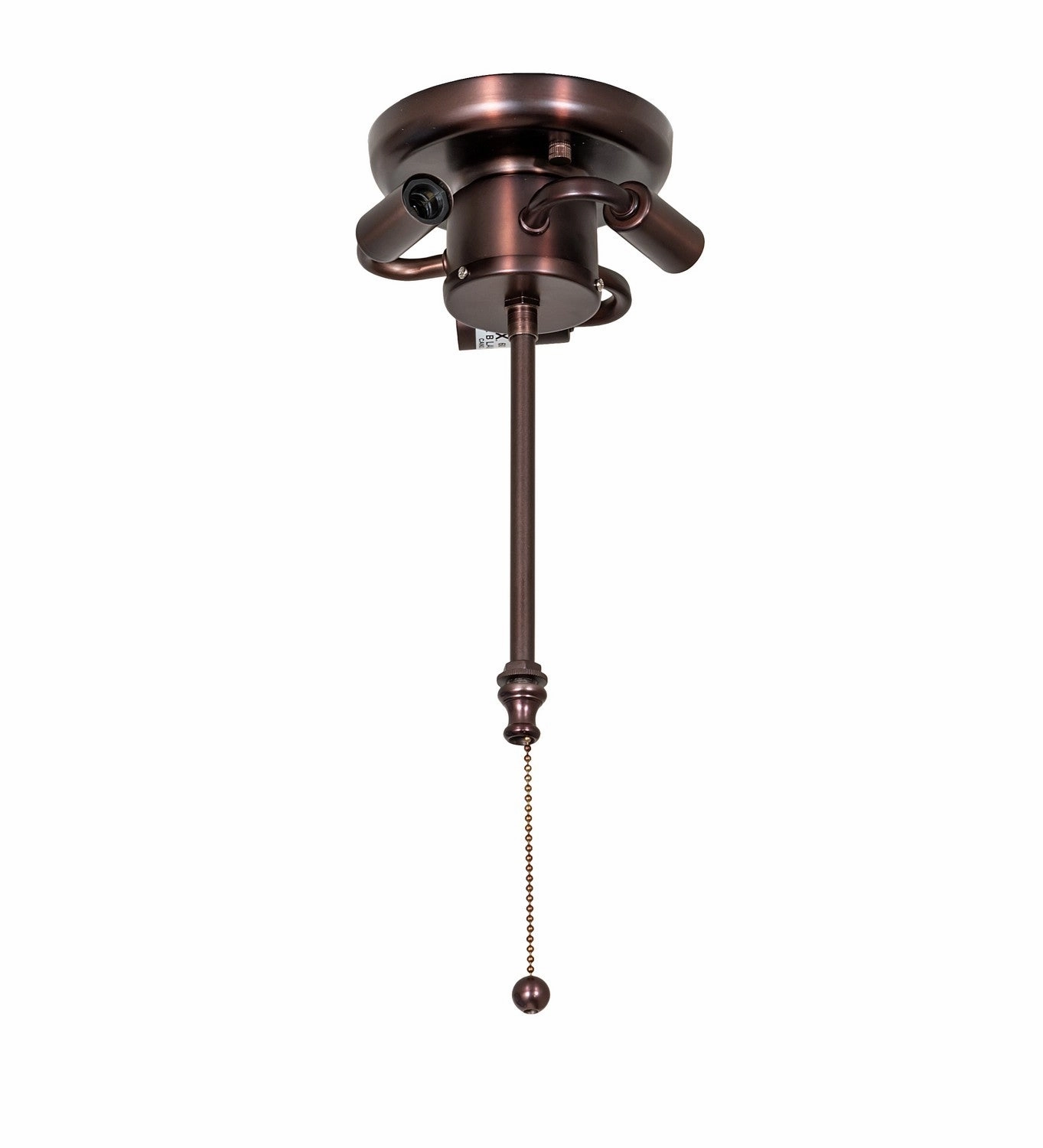 Tiffany Wisteria Three Light Fan Light Fixture Mini Ceiling Fans promo