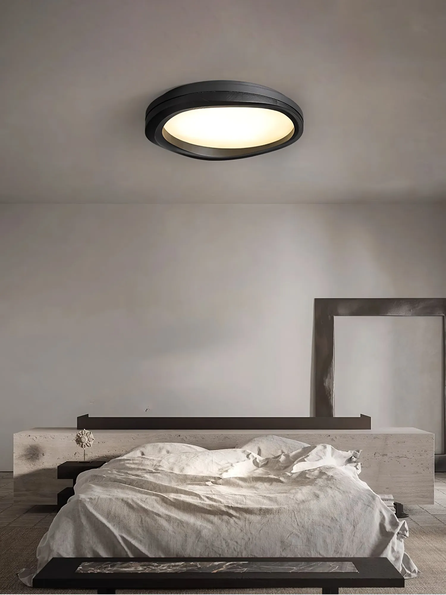 Timber Round Wood Ceiling Lamp