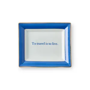 To Travel Is To Live Repartee Tray Jewelry Trays Organizer Pack