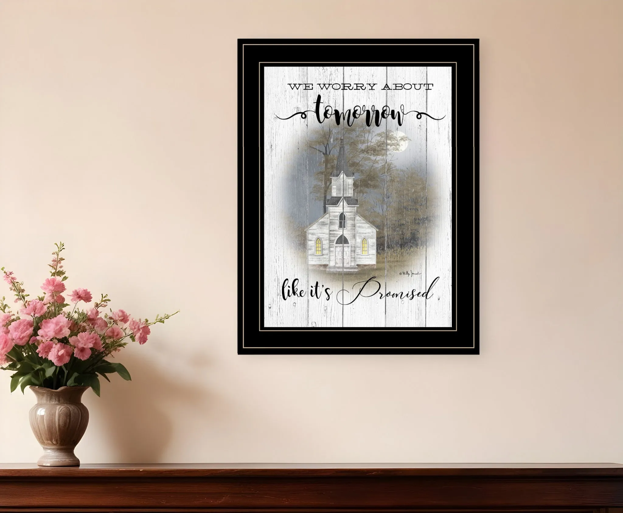 Tomorrow 2 Black Framed Print Wall Art Mirrored Wall Decor Cheap