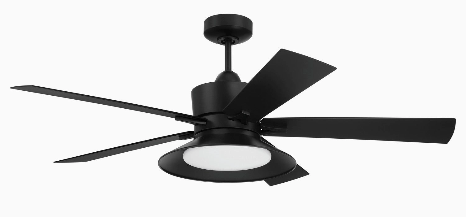 Topper 52"Ceiling Fan Flat Black Exterior Fans FANS clearance sale