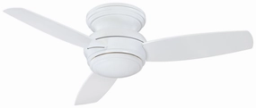 Traditional Concept 44" Led 44"Ceiling Fan White Huggers FANS discount price