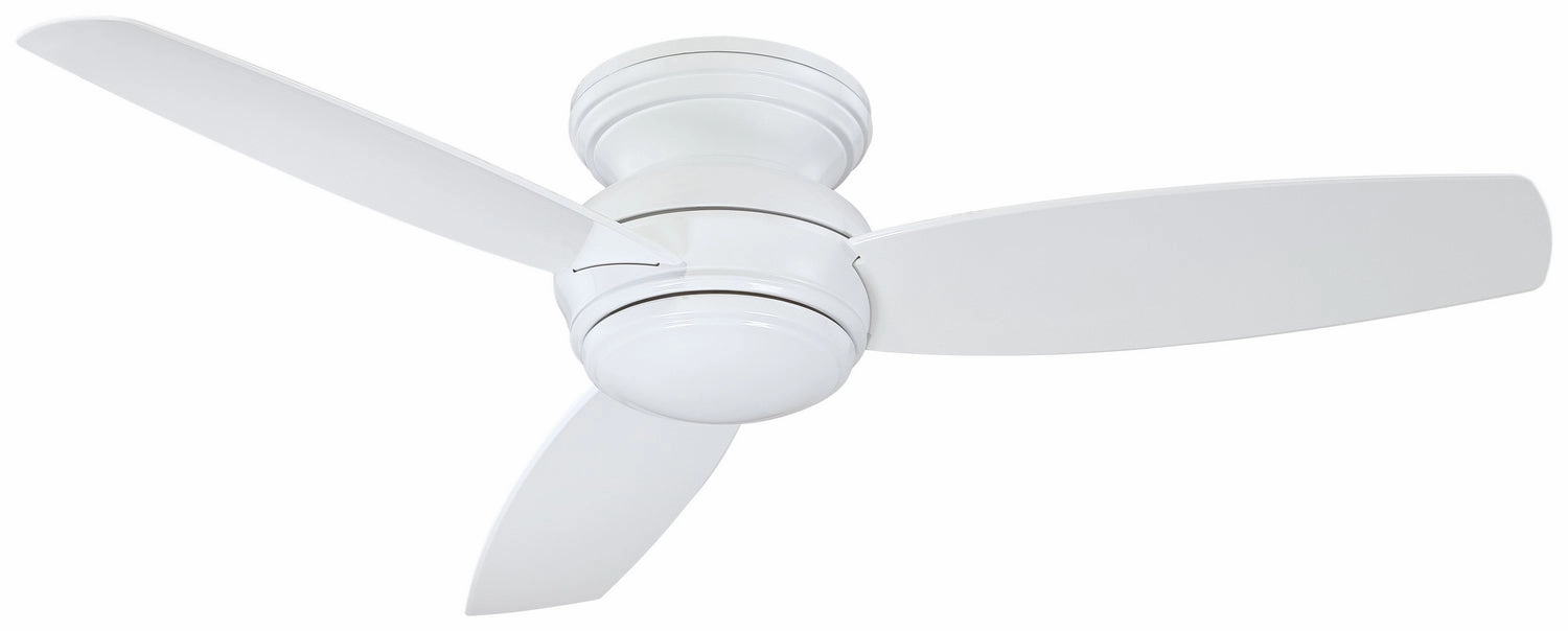 Traditional Concept 52" Led 52"Ceiling Fan White Huggers FANS discount price