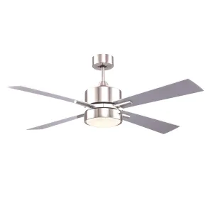 Trans Globe Imports Arden F-1031 BN Ceiling Fan - Brushed Nickel, Silver Grey/ Hugger Ceiling Fans deals