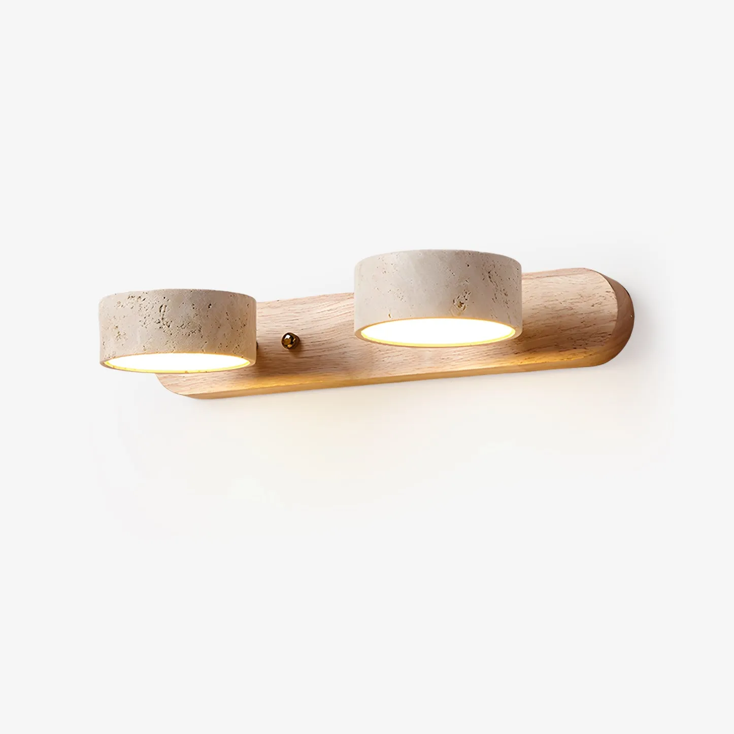 Travertine Duo Wall Light Nightstand Lamps Discount