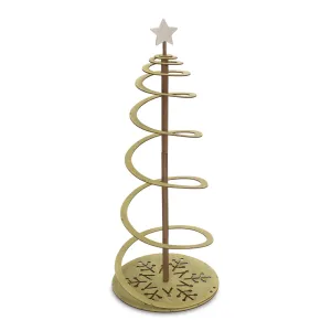 Tree 15.25"D x 38.5"H Wood Festive Decor online outlet