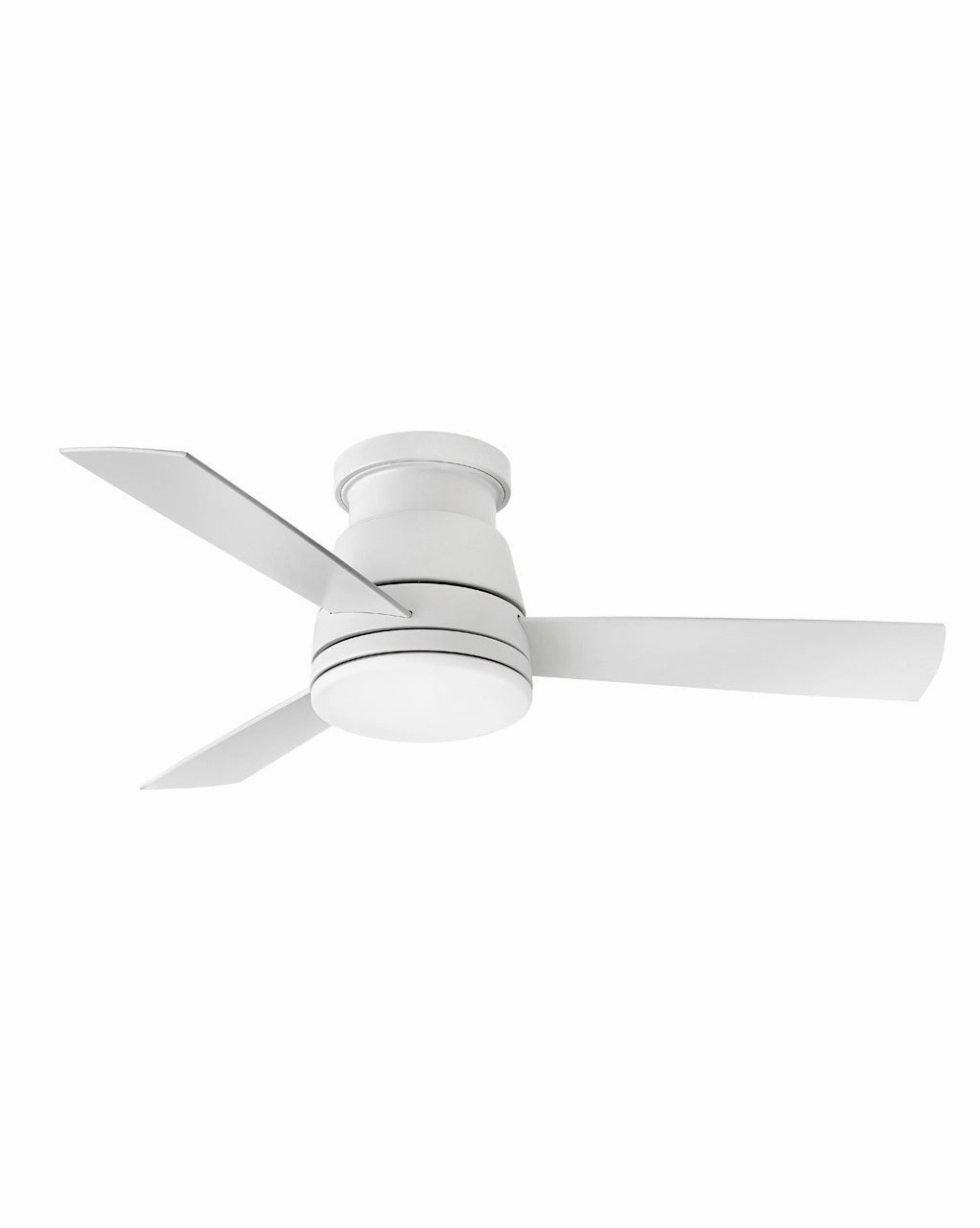 Trey 44"Ceiling Fan Matte White Small Fans FANS clearance