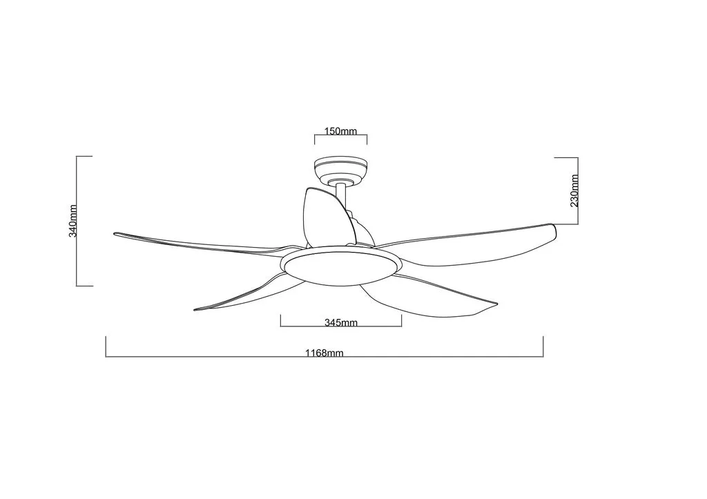 TRIBUTO 46/56" DC CEILING FAN WITH 36W LED   OPTIONAL WI-FI Ceiling Fans summer sale
