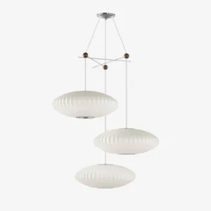 Triple Pear Bubble Pendant Lamp Affordable Bedroom Light Sets
