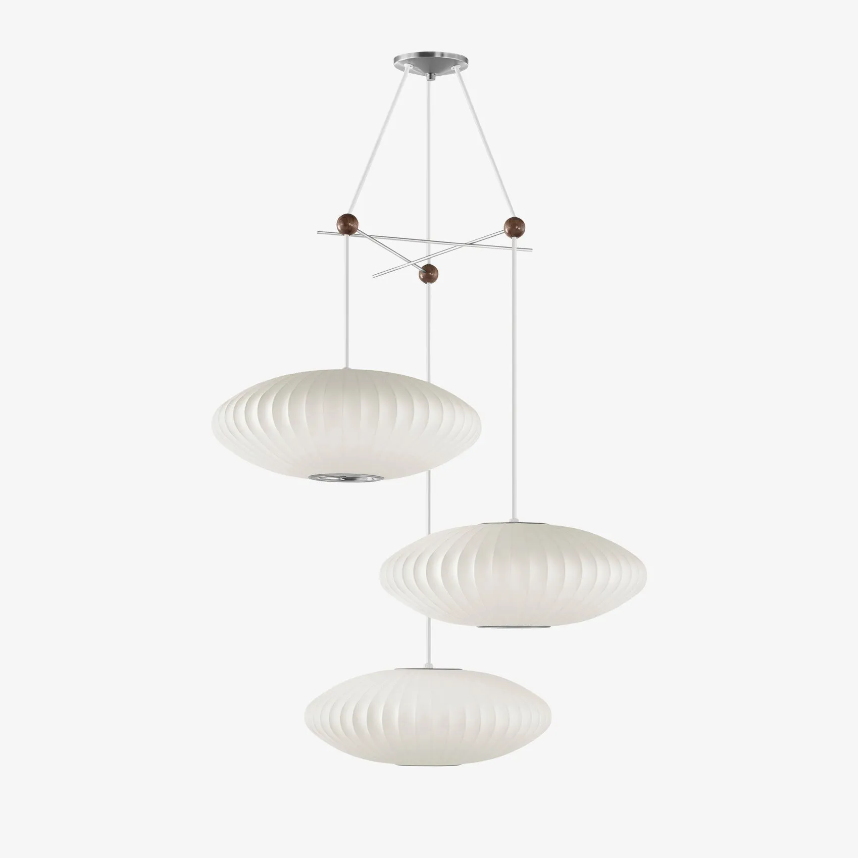 Triple Pear Bubble Pendant Lamp Affordable Bedroom Light Sets