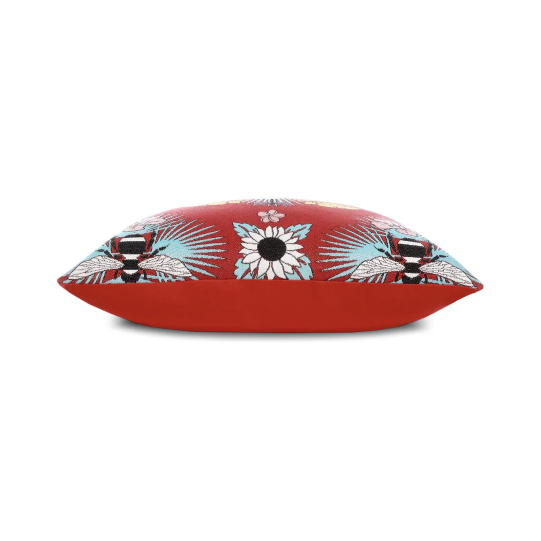 Tropical Bee Indoor/Outdoor Pillow, Square Decorative Pillows new arrival