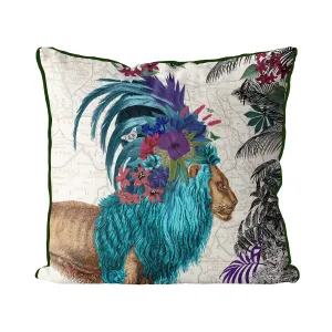 Tropical Lion Pillow Throw Pillows Cozy Upgrade