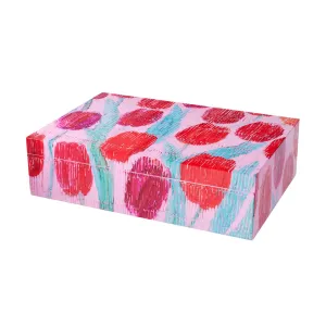Tulip Treasure Lacquer Box Jewelry Trays Organizer Pack