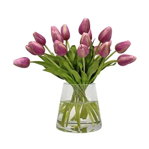 Tulipes Violettes Artificial Flowers Spring Refresh
