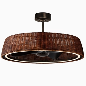 Tulum LED Fandelight Dark Bronze Fandeliers FANS on sale now