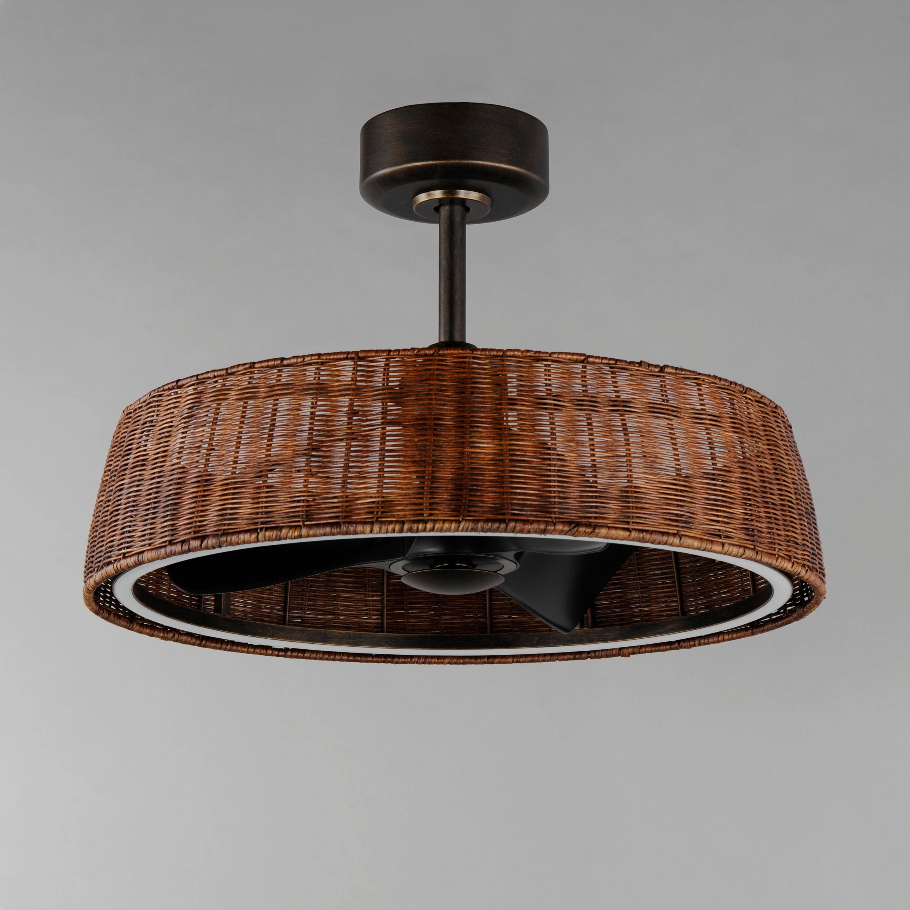 Tulum LED Fandelight Dark Bronze Fandeliers at discount prices