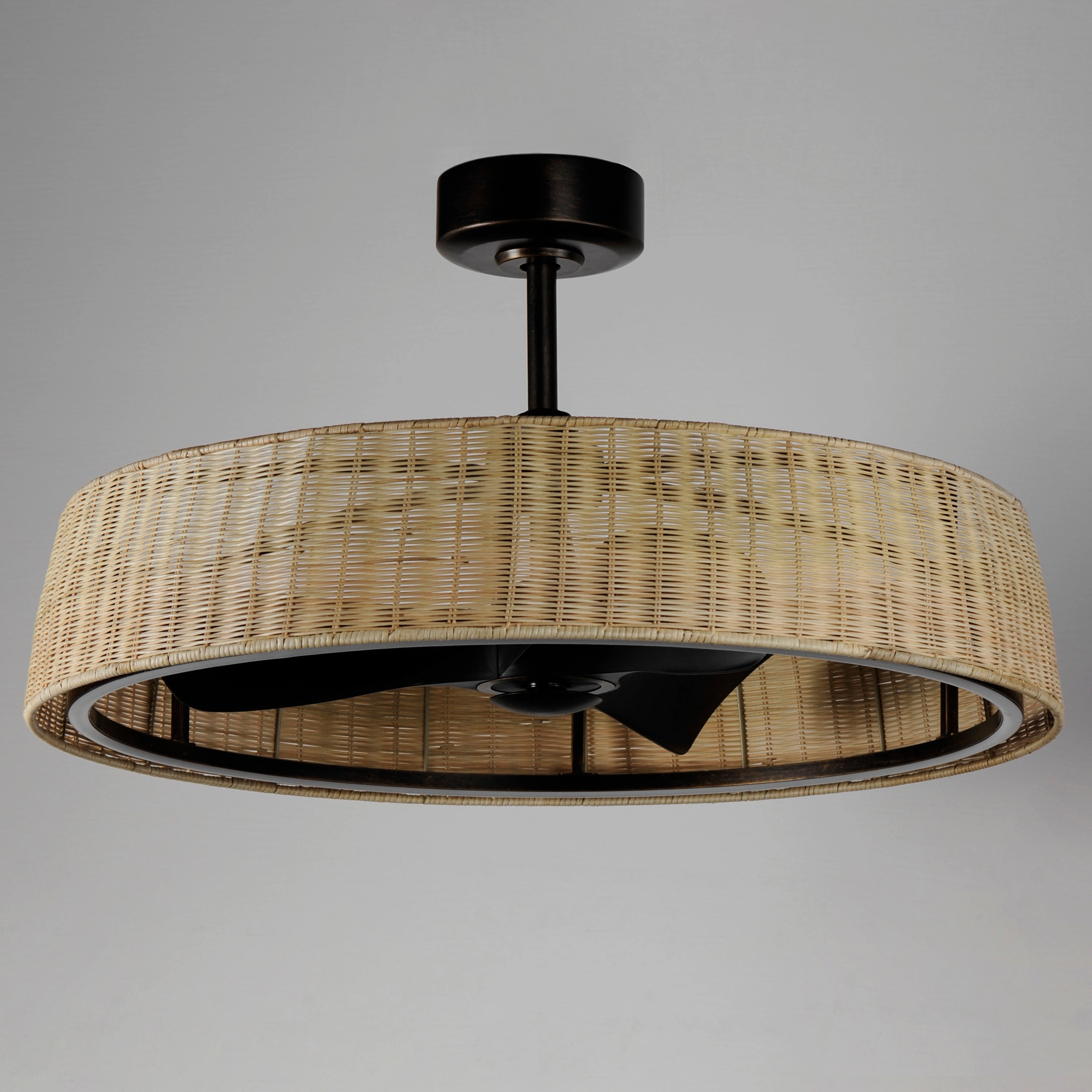 Tulum LED Fandelight Dark Bronze Fandeliers at discount prices