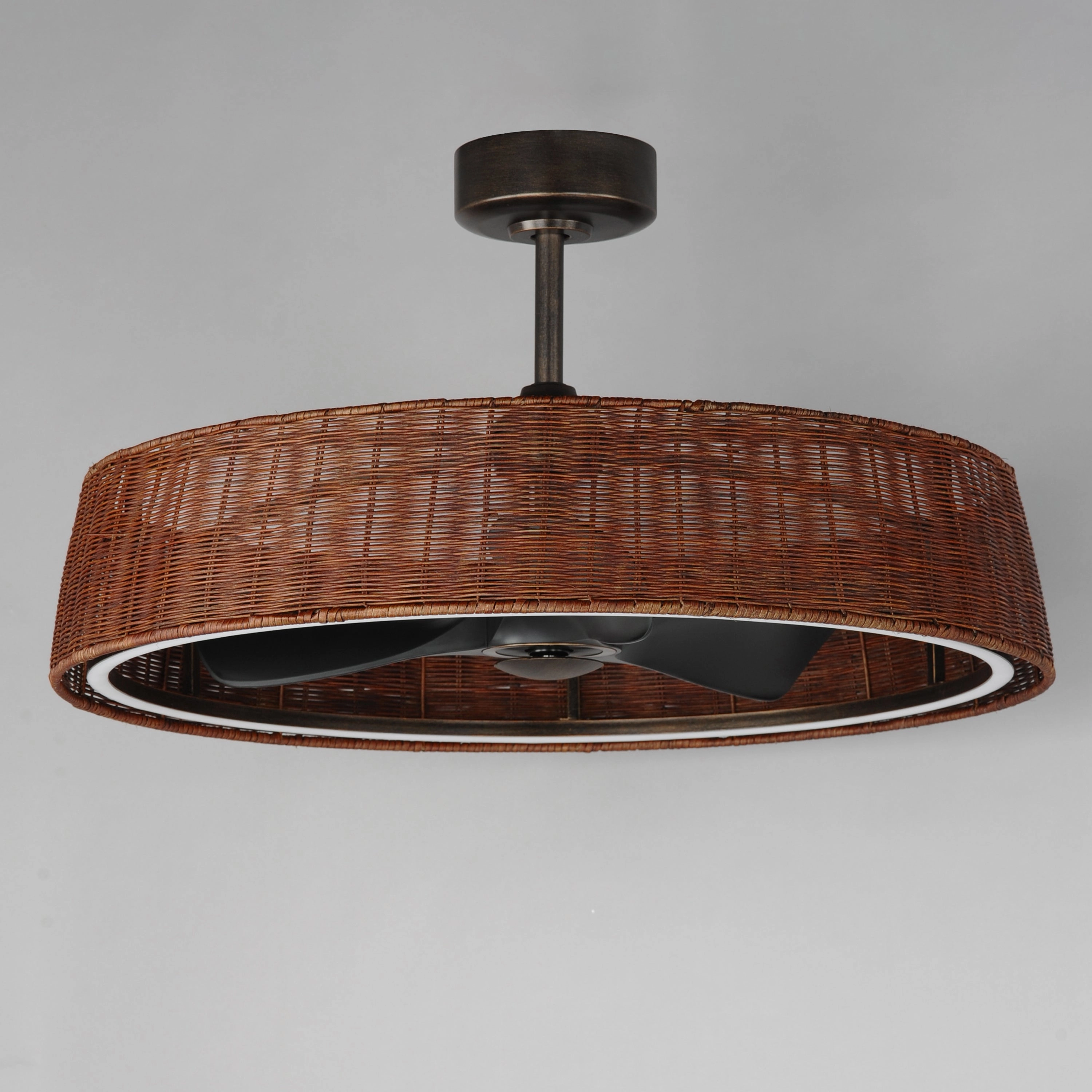Tulum LED Fandelight Dark Bronze Fandeliers at discount prices