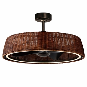 Tulum LED Fandelight Dark Bronze Fandeliers FANS on sale now