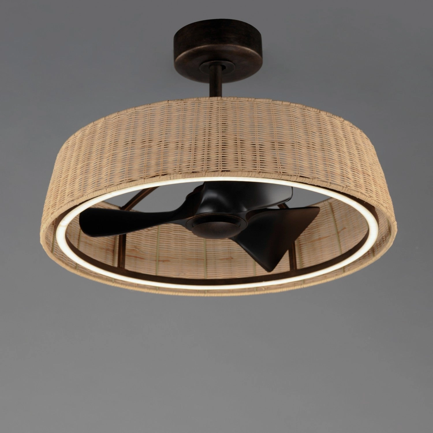 Tulum LED Outdoor Fandelight Dark Bronze Fandeliers at discount prices
