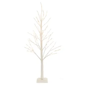 Twig Tree 114 LED Lights 4'H Paper UL Plug Included Cheap Holiday Home Decor