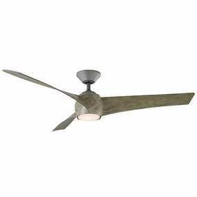 Twirl 58"Ceiling Fan Graphite/Weathered Wood Exterior Fans FANS limited time offer