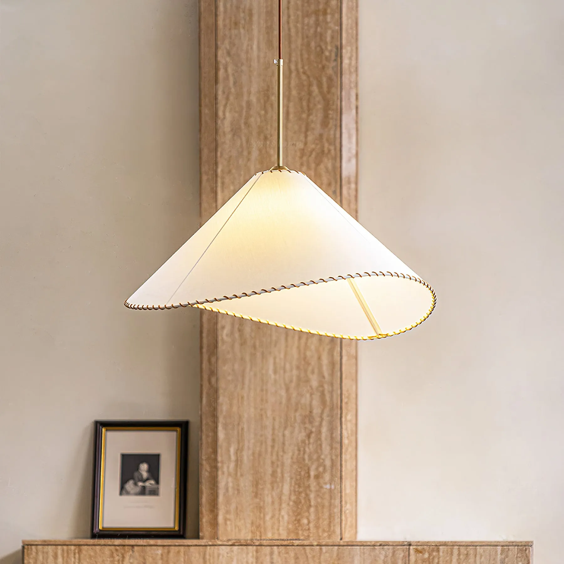 Twisted Shade Pendant Lamp